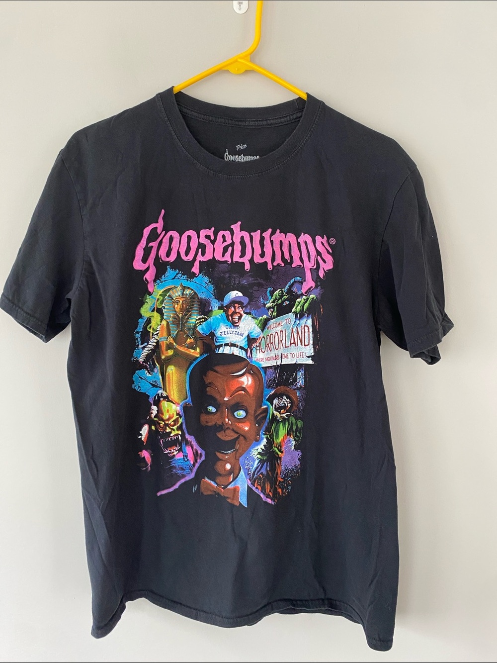 Goosebumps Medium Tshirt Black Horrorland Camp Jellyjam Slappy